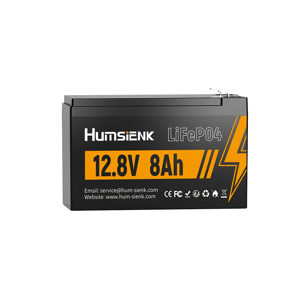 Humsienk 12V Lithium Battery Pack | 8~20Ah LiFePO4 for Electronics 