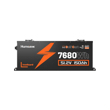 Humsienk 48V 150Ah Bluetooth Golf Cart LiFePO4 Battery