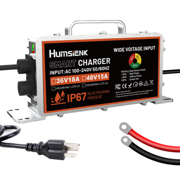 Humsienk 48V 15A LiFePO4 Battery Charger