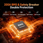 HumsienK_48V_100Ah_Golf_Cart_Bluetooth_LiFePO4_Battery_200A_BMS