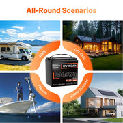 Humsienk 12V 160Ah Plus LiFePO4 Battery with 150A BMS