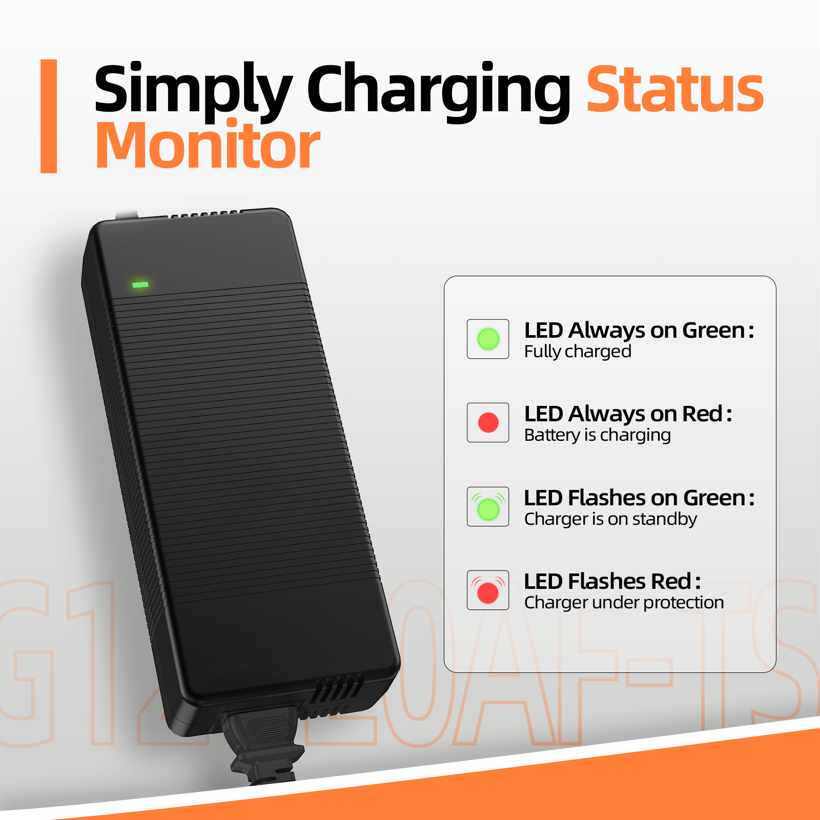 Humsienk 12V 20A LiFePO4 Battery Charger