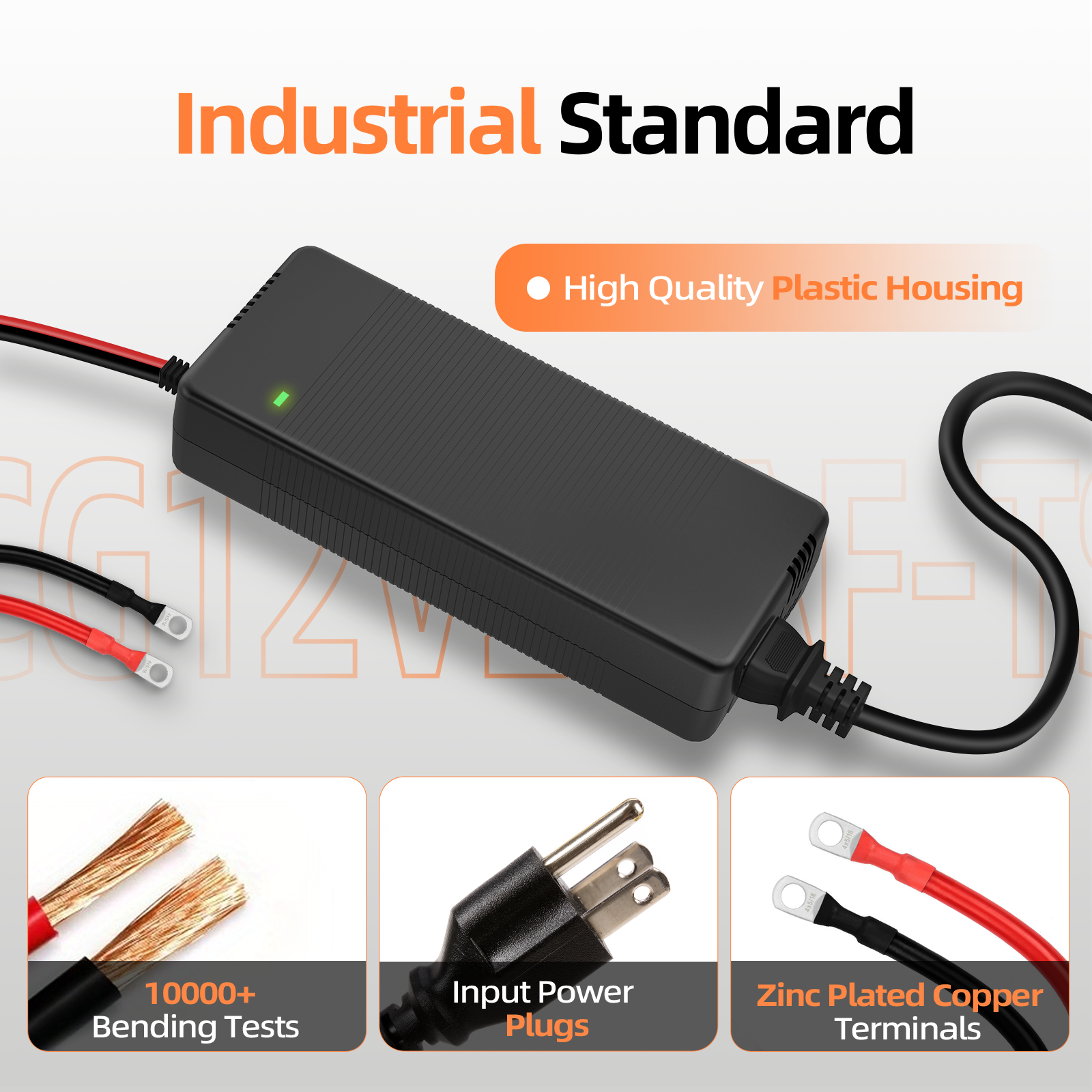 Humsienk 12V 20A LiFePO4 Battery Charger