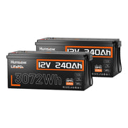 Humsienk 12V 240Ah LiFePO4 Batttery with 200A BMS