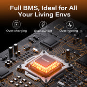 Humsienk 12V 310Ah LiFePO4 Battery with 100A BMS