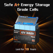 Humsienk 12V 314Ah Mini LiFePO4 Battery