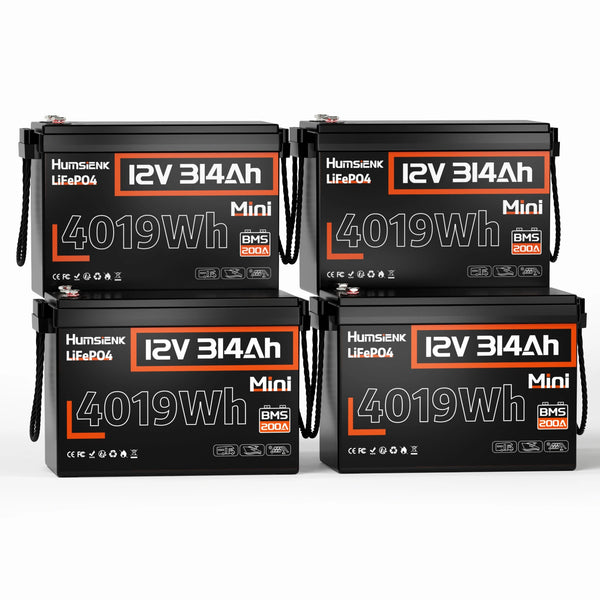 Humsienk 12V 314Ah Mini LiFePO4 Battery
