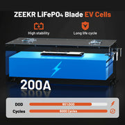 Humsienk 48V 150Ah Bluetooth Golf Cart LiFePO4 Battery