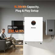 Humsienk 48V 300Ah Wall-mounted Bluetooth LiFePO4 Battery