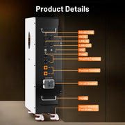 Humsienk 48V 314Ah Floor-stading Bluetooth LiFePO4 Battery