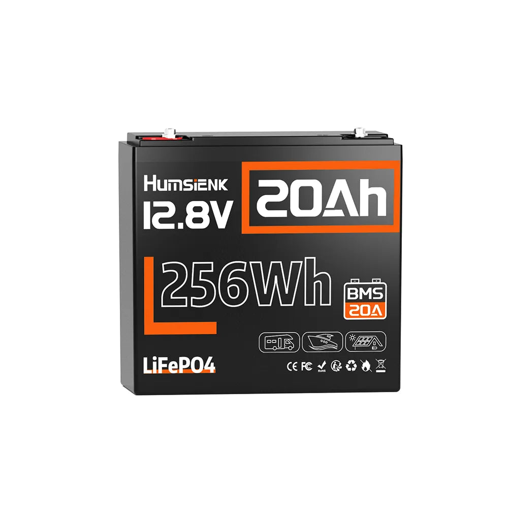 Humsienk 12V 20Ah LiFePO4 Battery